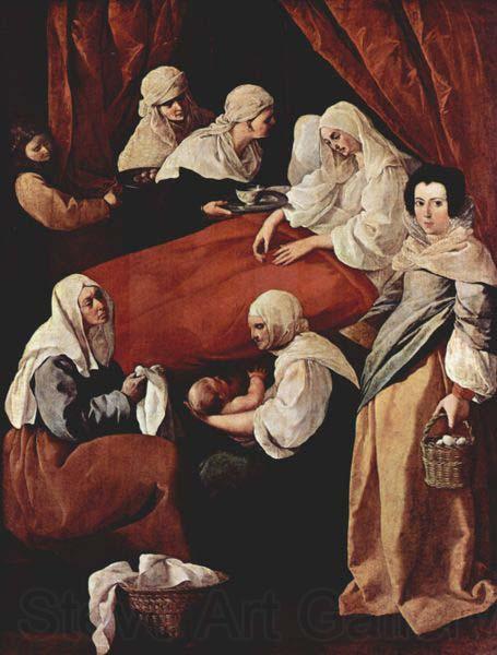 Francisco de Zurbaran The Birth of the Virgin, Germany oil painting art